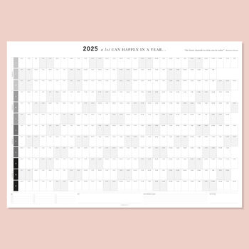 2025 Wall Planner, 8 of 9