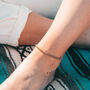 Ibiza Handwoven Adjustable Anklet, thumbnail 2 of 7