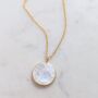 The Circle Moonstone Necklace, thumbnail 1 of 8