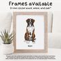 Personalised Full Dog Portrait Print, Dog Lover Gift, thumbnail 10 of 11