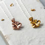 Jasmine Flower Necklace In Silver, Gold Or Rose Gold, thumbnail 1 of 11
