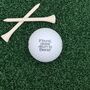 Six Personalised Golf Balls With ''If Found, Please Return To .. ..'', thumbnail 2 of 5