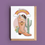 Cowgirl Zodiac Birthday Card, thumbnail 1 of 4