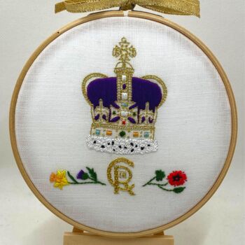 Coronation Crown Embroidery Kit, 3 of 12