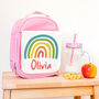 Children's Personalised Insulated Rainbow Lunch Bag, thumbnail 2 of 3