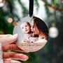 Personalised Wooden New Born First Christmas Bauble, thumbnail 5 of 7
