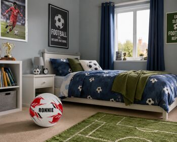 Personalised Football Ball, Customise With Any Name, 3 of 12