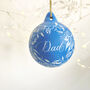 Mum And Dad Christmas Baubles, thumbnail 3 of 3