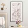 'Lilly' Peony Tree And Butterfly Chinoiserie Print, thumbnail 1 of 11