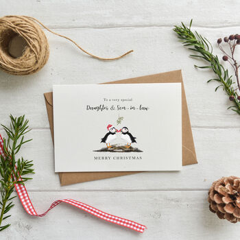 Personalised Family Members Puffin Card, 2 of 5