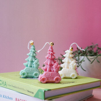 Mini Car W/ Christmas Tree Candles, 3 of 3