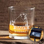 Personalised Golfer Engraved Whiskey Glass, thumbnail 1 of 8