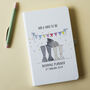 Personalised Mr And Mrs Welly Boot Wedding Planner, thumbnail 1 of 3