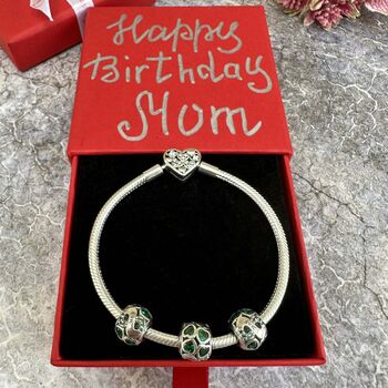 May Birthstone Charm Birthday Gift For Birth Month, 6 of 8