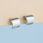 Sterling Silver Curve Stud Earrings, thumbnail 3 of 6
