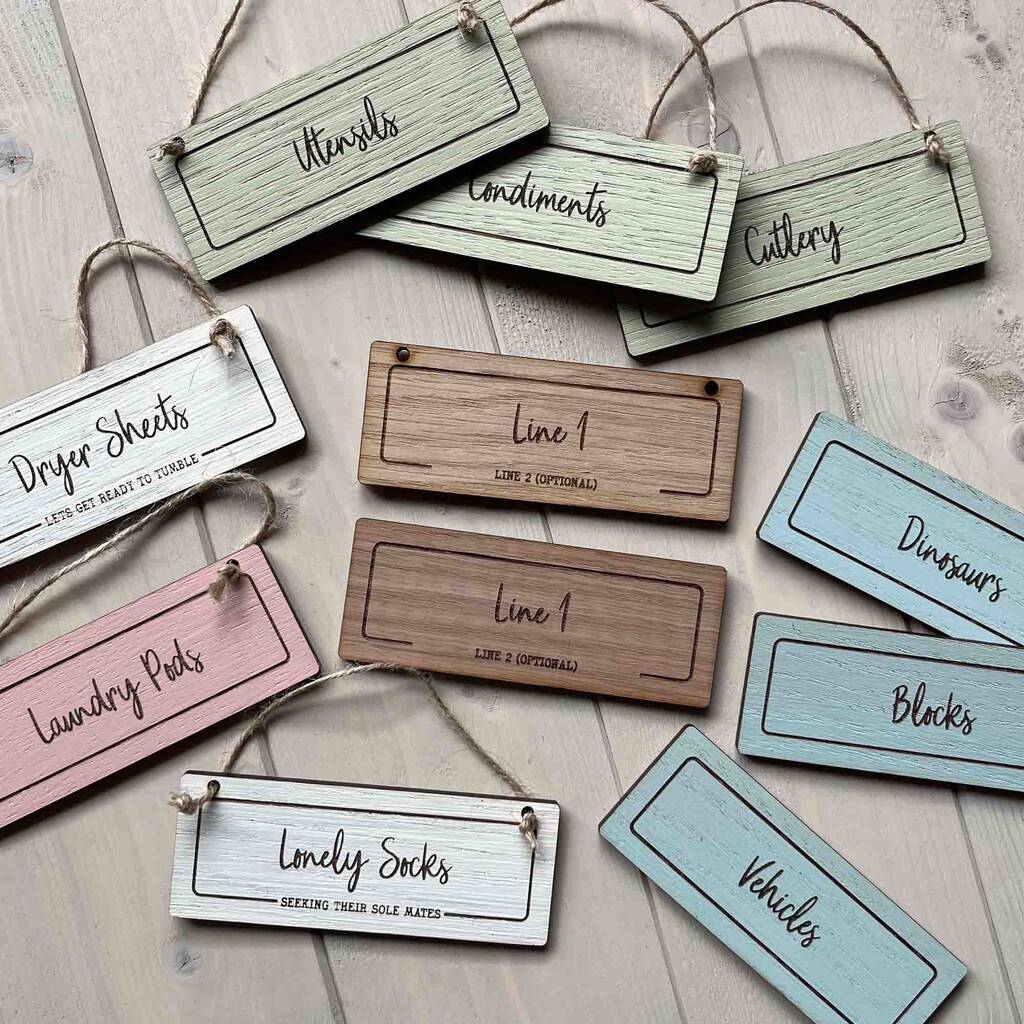 Fully Personalised Labels, Signs, Tags, 1 of 7