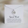 Gift For Special Friend, Compass Travel Necklace, thumbnail 1 of 8