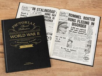 Ww2 Pictorial Personalised Deluxe War History Book, 4 of 7