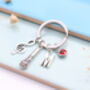 Personalised Microphone Keyring Singer Gift, thumbnail 4 of 10