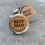 Personalised Best Man/Usher Wedding Cufflinks, thumbnail 5 of 7