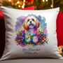 Personalised Cavapoo In Christmas Lights, thumbnail 7 of 10