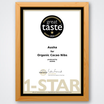 Organic Cacao Nibs 200g Great Taste Award 2024, 10 of 12