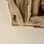 43cm Square Handmade Driftwood Wall Mirror, thumbnail 8 of 10