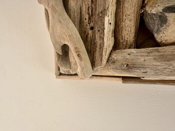 43cm Square Handmade Driftwood Wall Mirror, 8 of 10