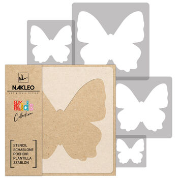 Reusable Stencils Five Pcs Butterfly Three With Brushes, 2 of 5