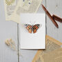 Orange Butterfly Watercolour Pop Out Card, thumbnail 1 of 3