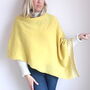 Checkerboard Lambswool Poncho, thumbnail 6 of 9