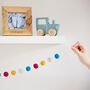 Handmade Multicoloured Felt Ball Garland, thumbnail 10 of 10