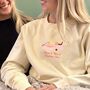 Personalised Cheese And Wine Christmas Jumper, thumbnail 1 of 2