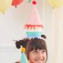 Colourful Large Party Hats X Eight, thumbnail 1 of 6