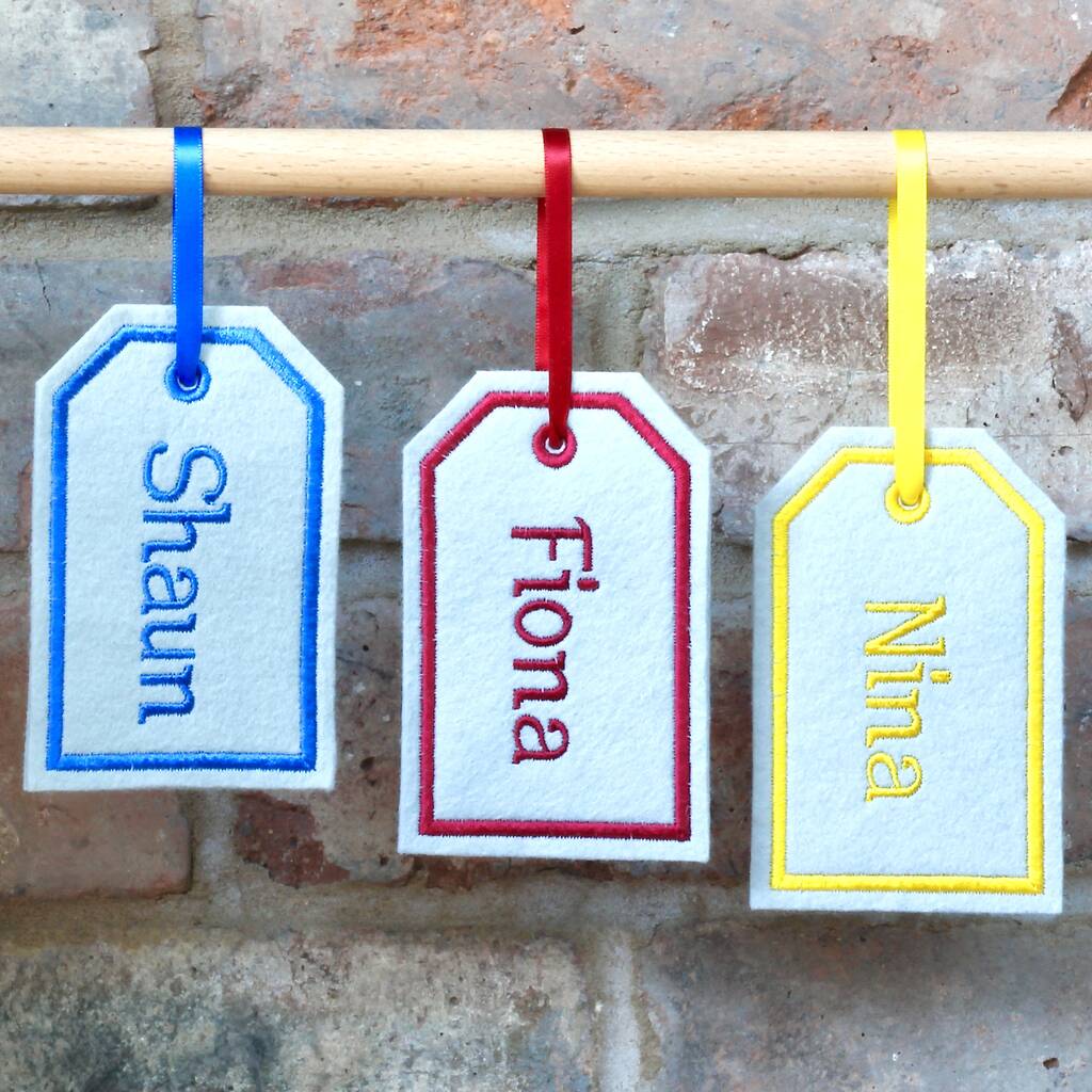 Reusable Gift Or Name Tag In Traditional Tag Shape, 1 of 2