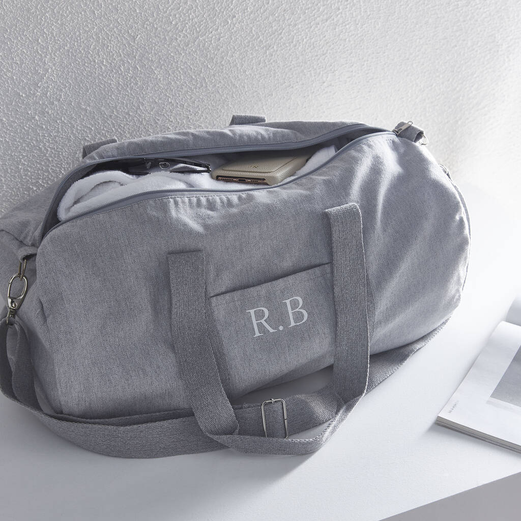 Personalised Holdall | Grey, 1 of 4