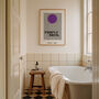 Purple Rain Giclée Retro Art Print, thumbnail 1 of 3