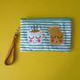 Tea And Toast Cosmetic Pouch / Clutch, thumbnail 1 of 5