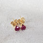 Ruby Stud Earrings In Silver Or Gold, thumbnail 8 of 11