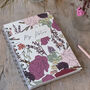 Personalised Floral Bouquet Hardback Notebook, thumbnail 3 of 4