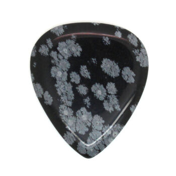 Snowflake Obsidian Guitar Pick In A Gift Box, 7 of 7