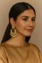 Elaiya Chandbali Gold Earrings, thumbnail 1 of 5