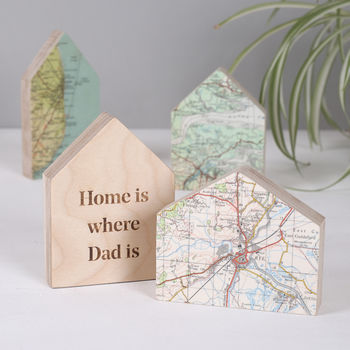 Personalised Map Location House Ornament Gift For Him, 6 of 8