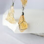 Raw Citrine Healing Stone Necklace Stainless Steel, thumbnail 5 of 6