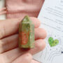 Unakite Gemstone Mini Tower, thumbnail 1 of 10