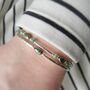 Emerald Double Stranded Bracelet, thumbnail 2 of 5