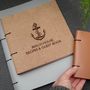Personalised Engraved Leather Family Recipe Book, thumbnail 4 of 8