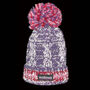Berries Cable Reflective Super Bobble Hat, thumbnail 2 of 3