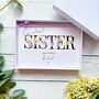 To My Wonderful Sister Birthday Card, thumbnail 2 of 9