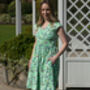 Women's Wrap Dress Spring Meadow, thumbnail 1 of 4